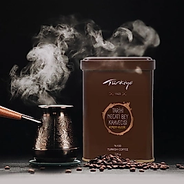TARİHİ NECATİ BEY KAHVESİ 125 gr Türk Kahvesi Metal Kutu
